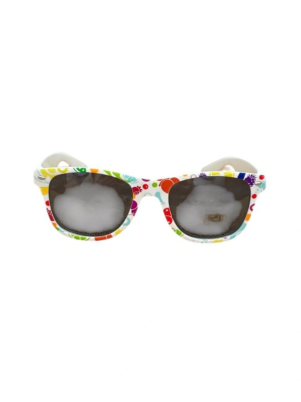 NWT Set of 6 mat unisex Carbliss Floral Print White Sunglasses - Fun Shades